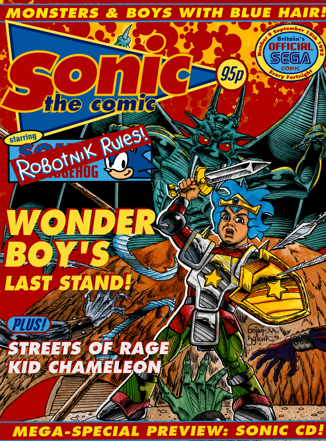 FREE: Sonic the Comic Issue 9 - Remastered – Sega Mania Magazine