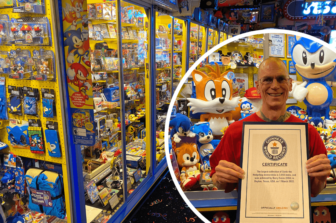 Meet the man with the world’s largest Sonic the Hedgehog collection