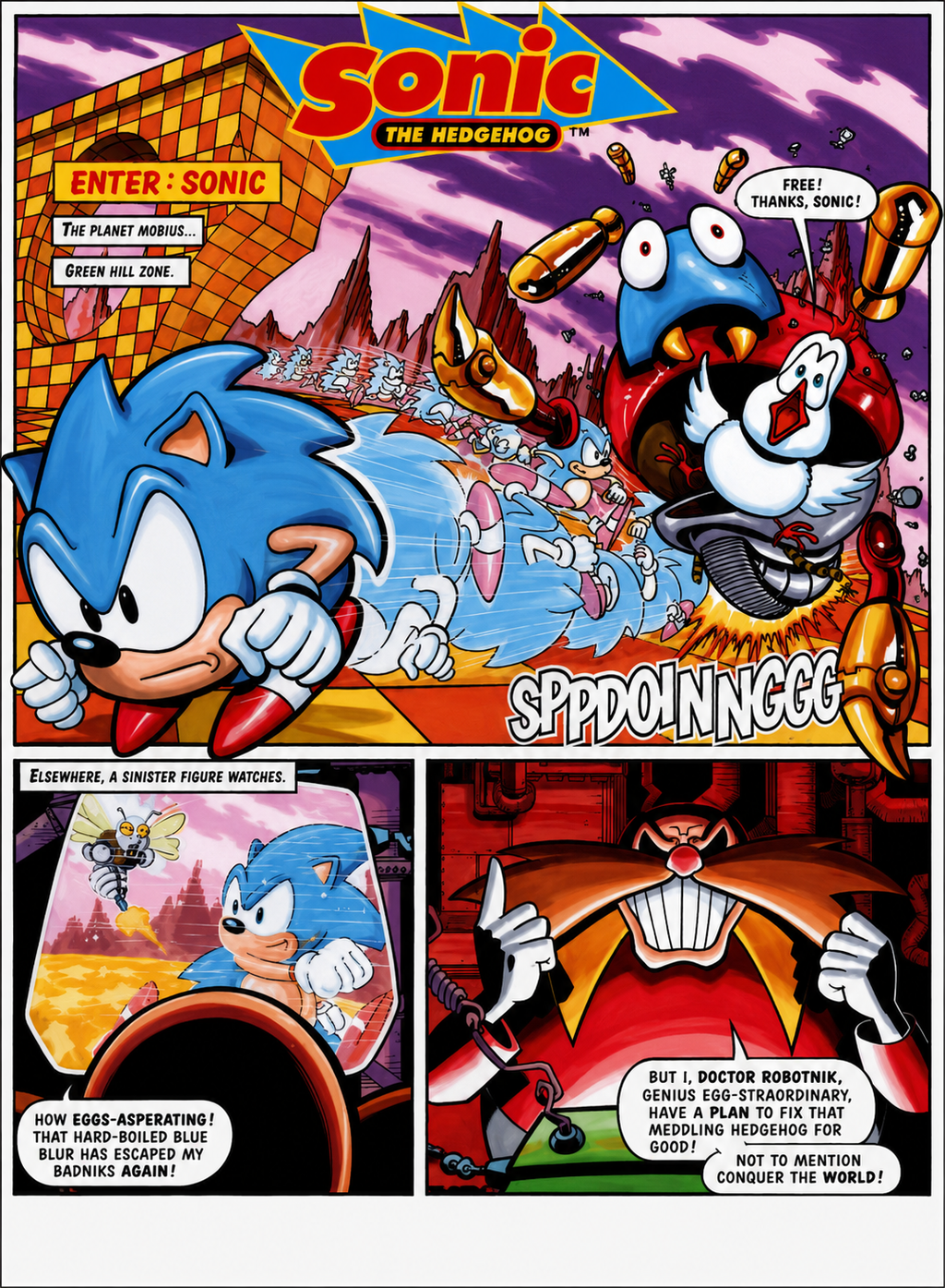 FREE: Sonic the Comic Issue 1 - Remastered