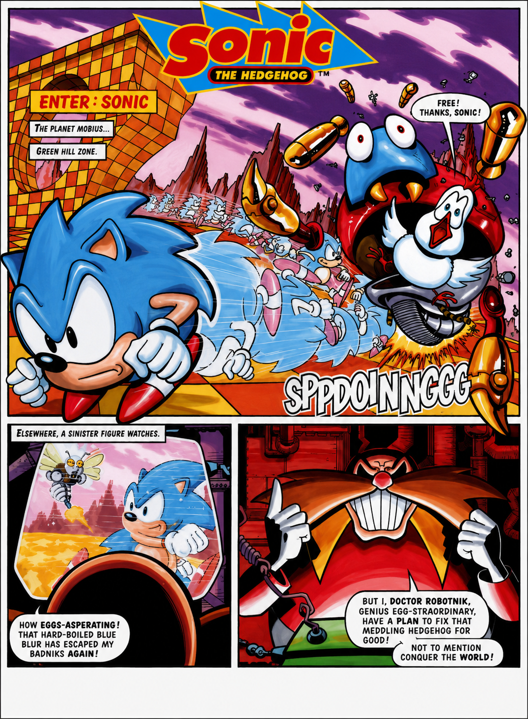 FREE: Sonic the Comic Issue 1 - Remastered