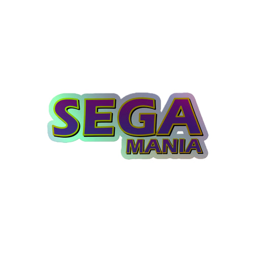 Sega Mania Holographic Stickers – 4x4 inch